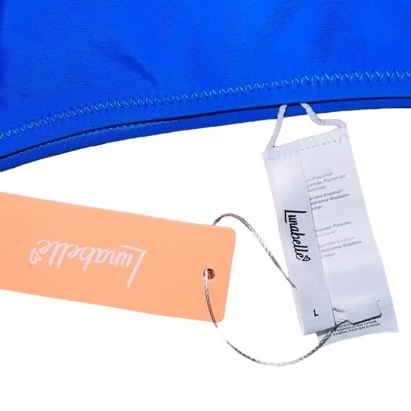Lunabelle Thigh High Royal Blue Bikini Bottom Large NWT - Picture 3 of 4